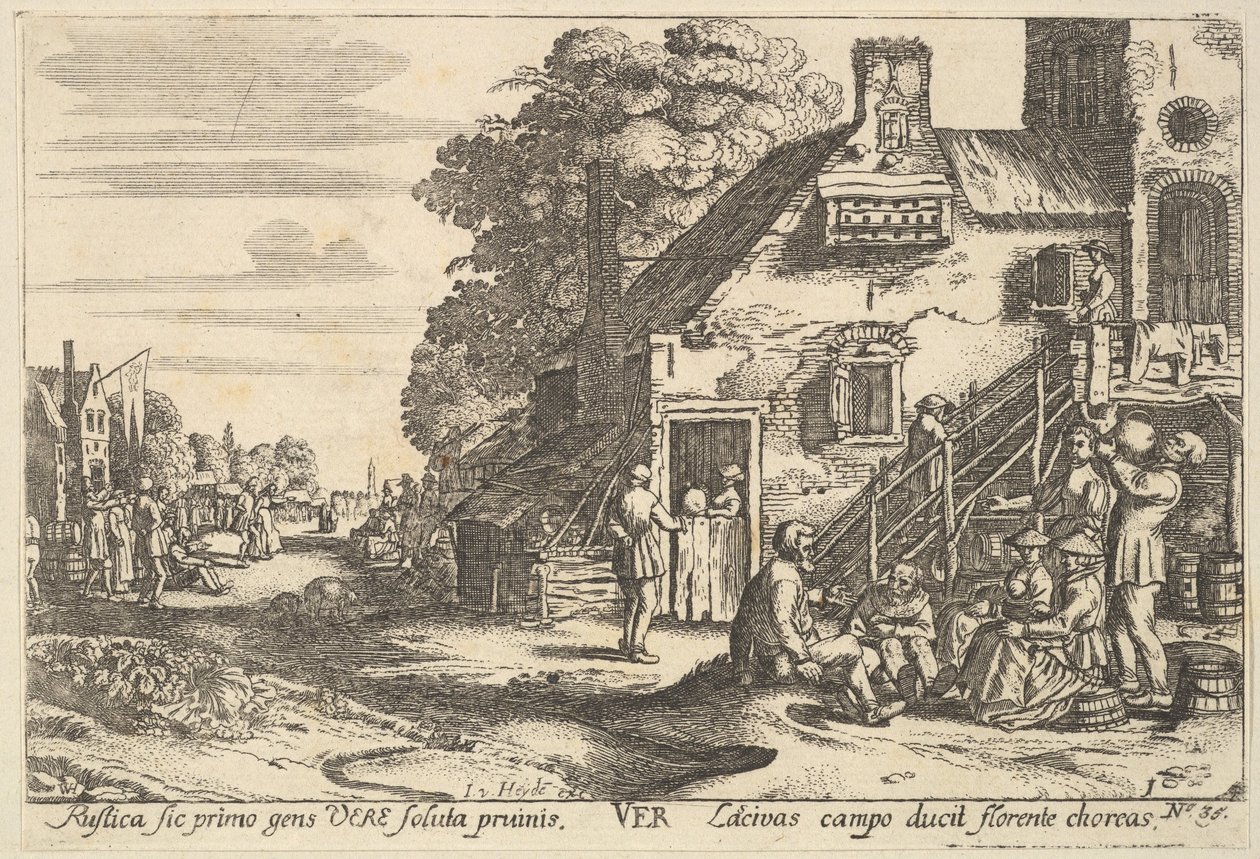 Frühling, 1629 von Wenceslaus Hollar