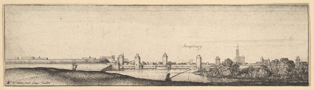 Straßburg, 1642-44 von Wenceslaus Hollar