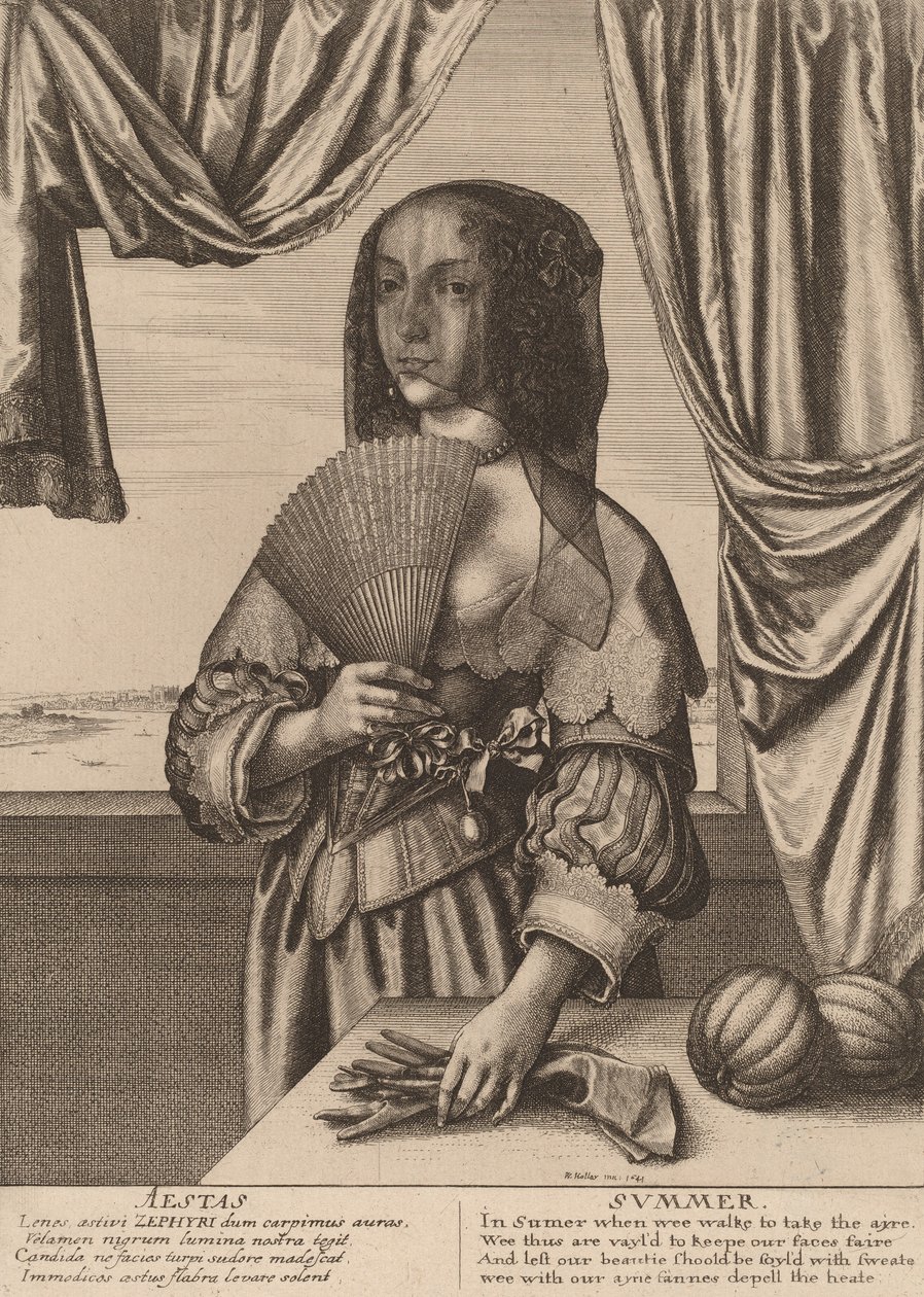 Sommer, 1641 von Wenceslaus Hollar