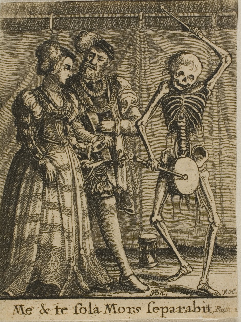 Das Brautpaar und der Tod von Wenceslaus Hollar