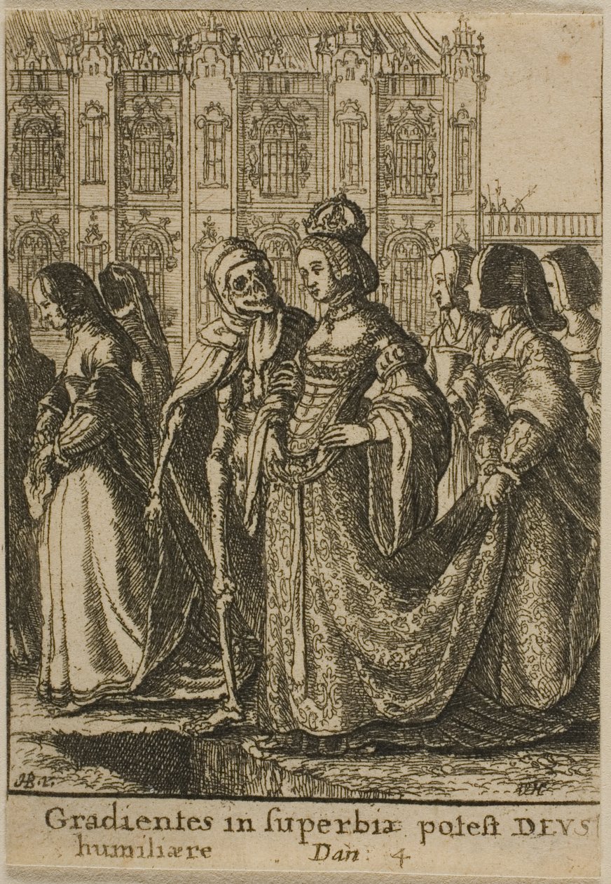 Die Kaiserin und der Tod von Wenceslaus Hollar