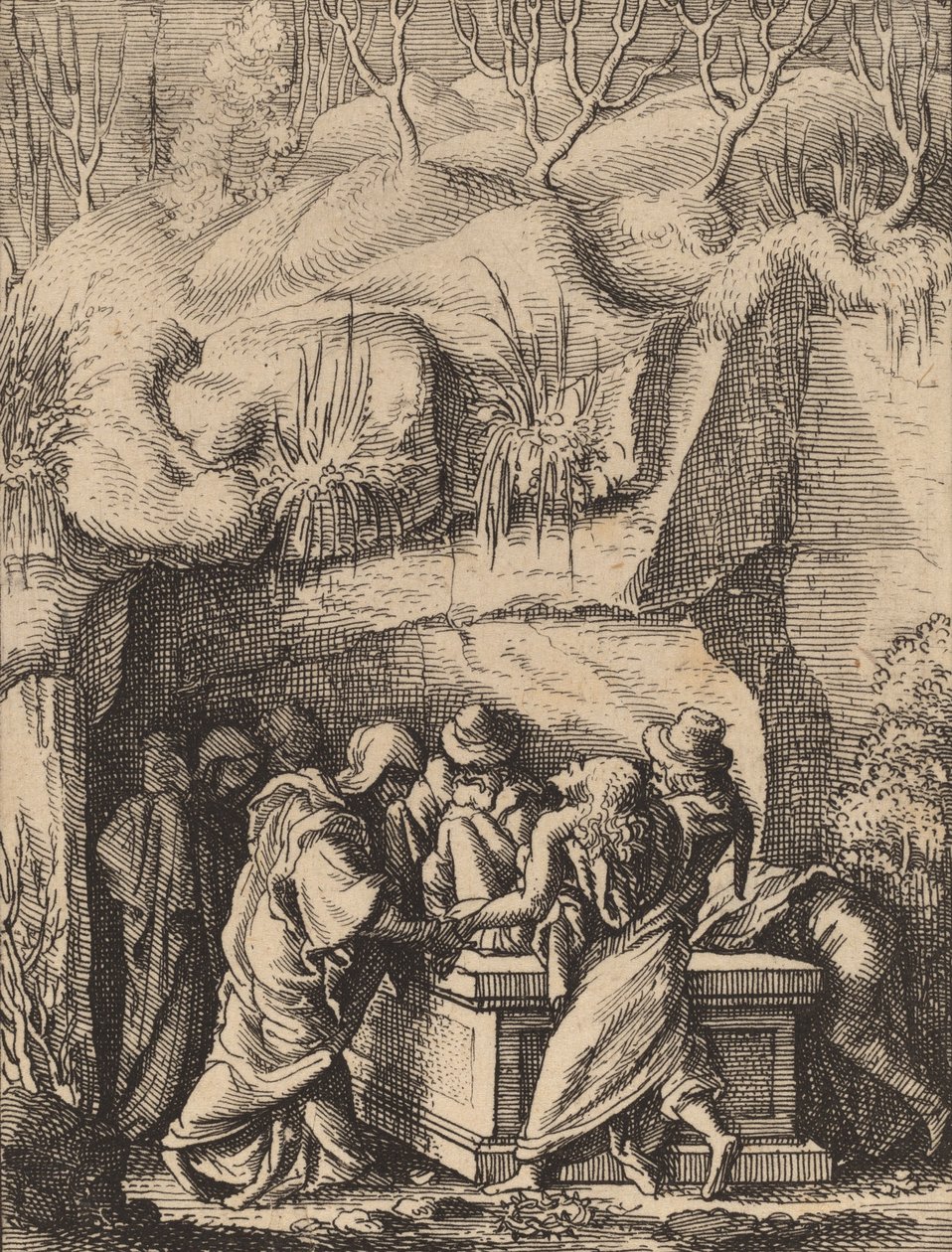 Die Grablegung von Wenceslaus Hollar