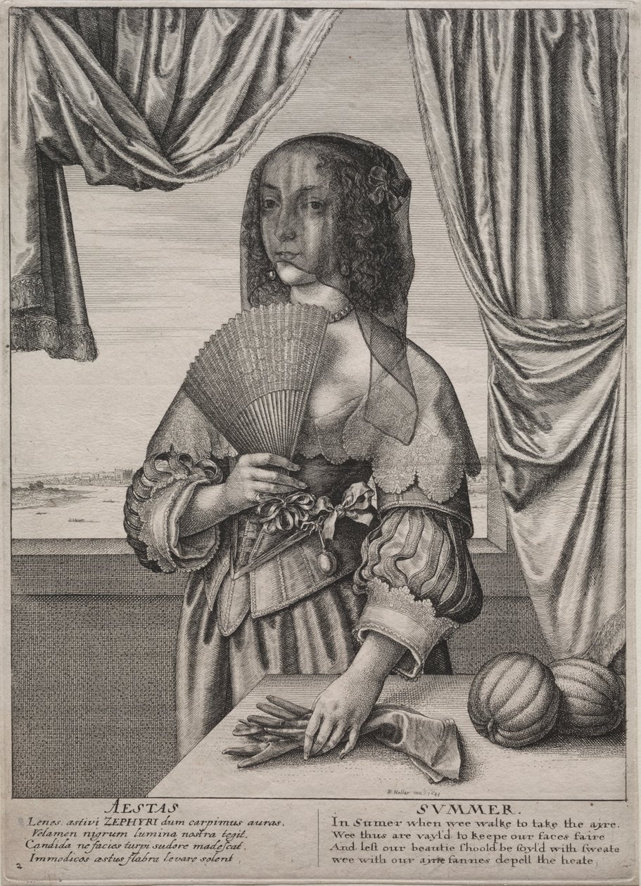 Die vier Jahreszeiten: Sommer von Wenceslaus Hollar