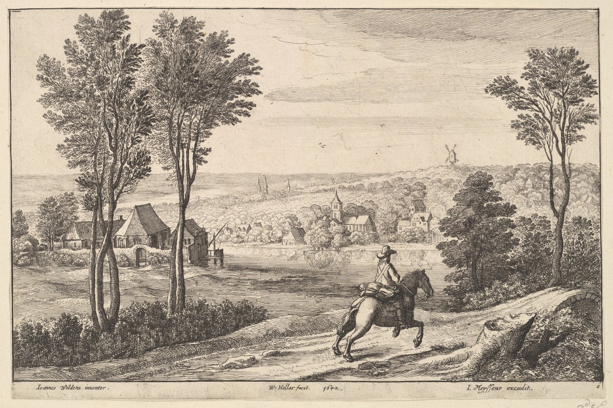 Der Reiter von Wenceslaus Hollar