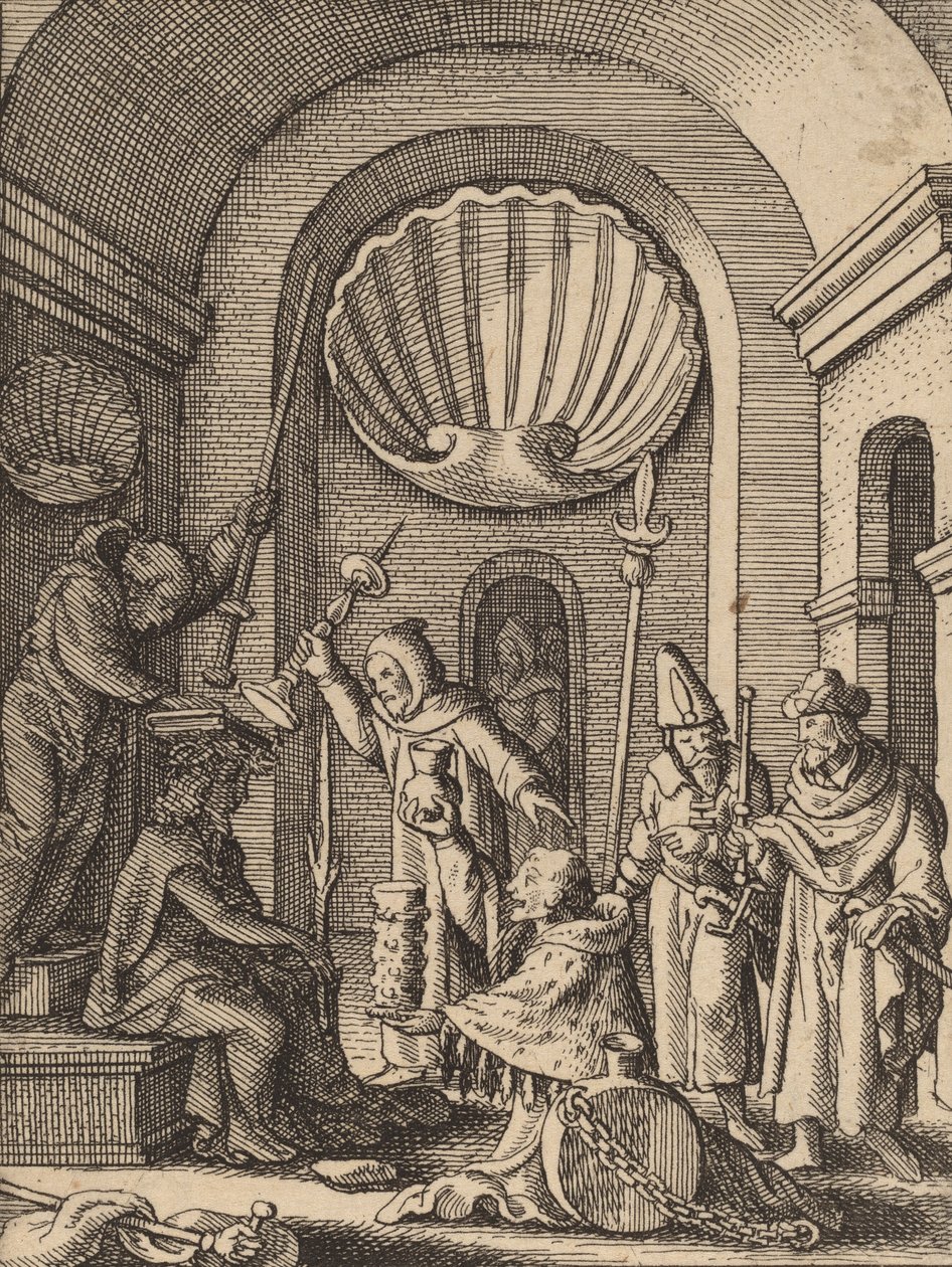 Die Verspottung von Wenceslaus Hollar