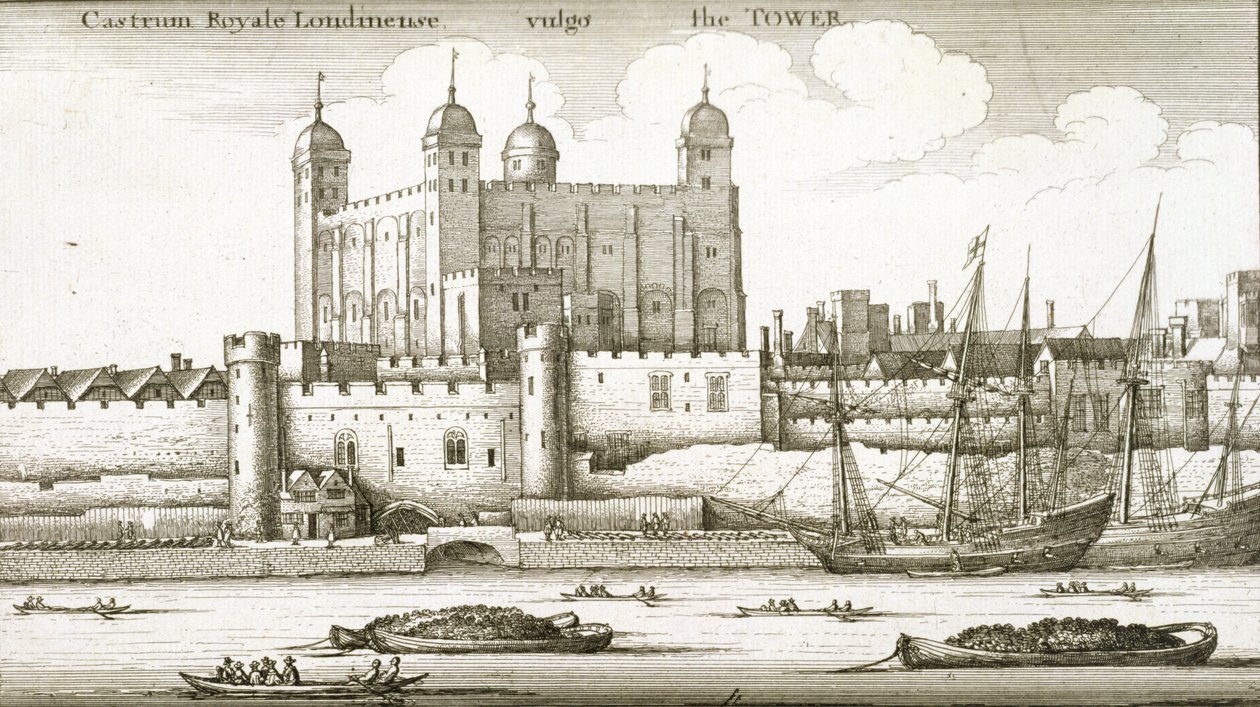 Der Tower of London, 1647 von Wenceslaus Hollar
