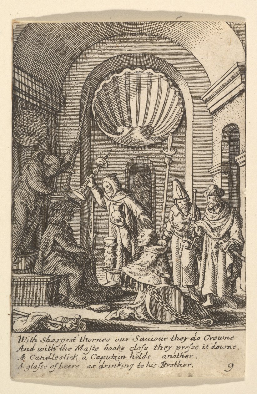 Die Verspottung Christi von Wenceslaus Hollar