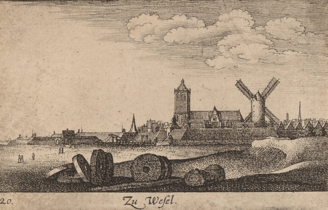 Wesel, 1635 von Wenceslaus Hollar
