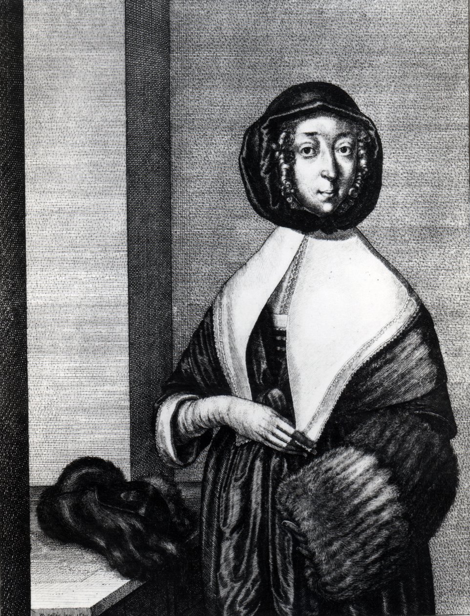 Winter, 1641 von Wenceslaus Hollar