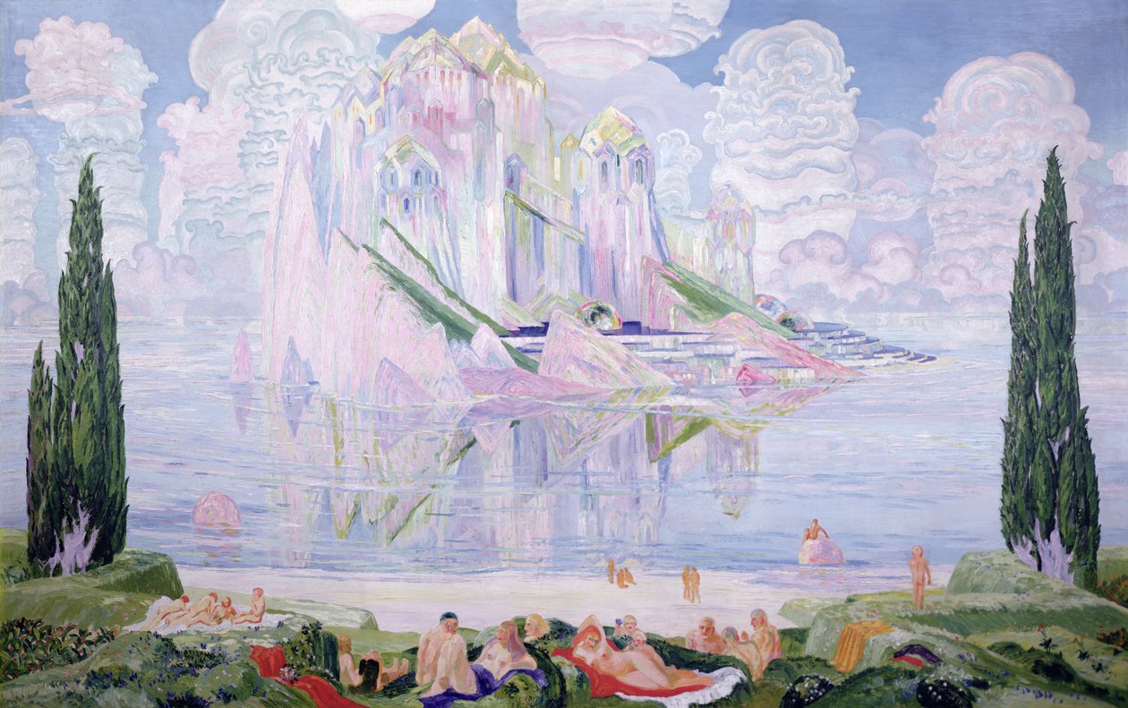 Wunder des Meeres, 1917 von Wenzel Hablik