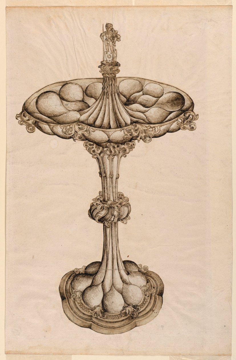 Silbernes Mittelstück, 1498 von Wenzel von Olmütz