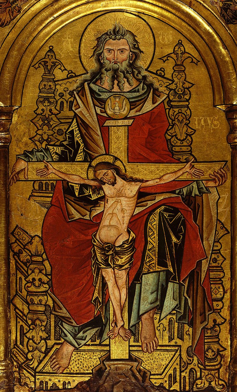 Altarbild mit der Dreifaltigkeit von Westphalian Master