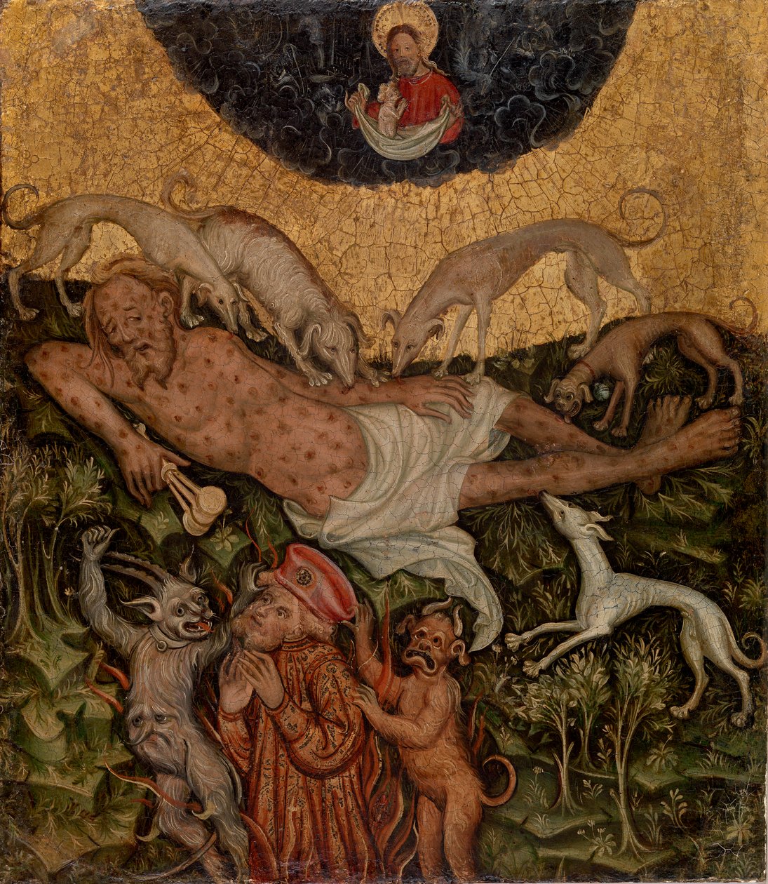 Heilung des Lazarus von Westphalian Master