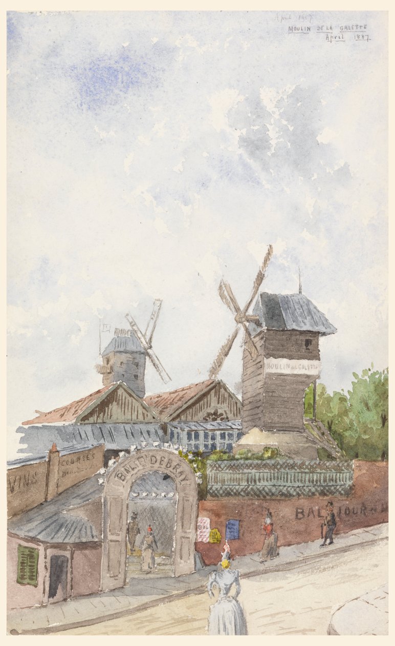 Moulin de la Galette, Paris von Whitney Warren Jr.