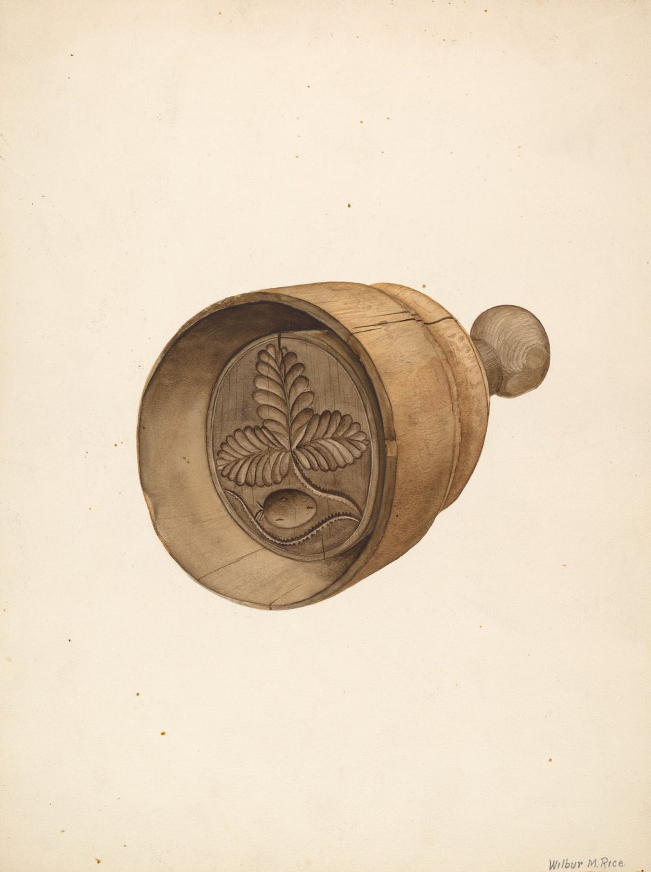 Butterform, 1935-1942 von Wilbur M Rice