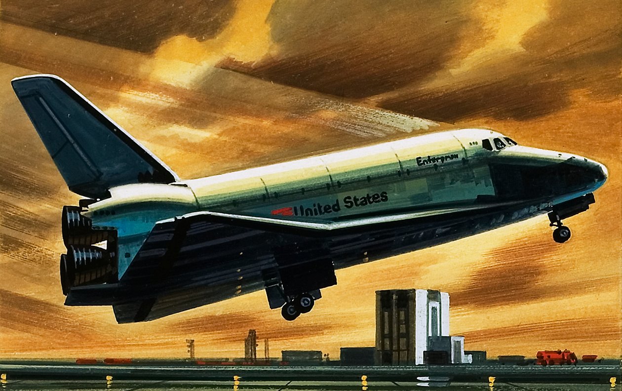 Enterprise Shuttle von Wilf (20th century) Hardy
