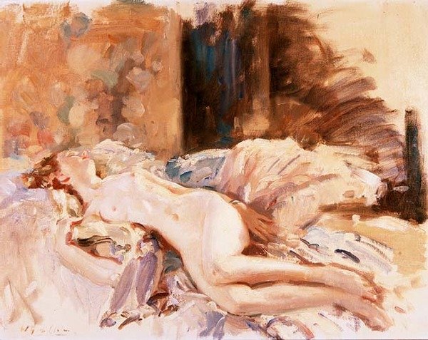 Liegender Akt von Wilfred Gabriel de Glehn