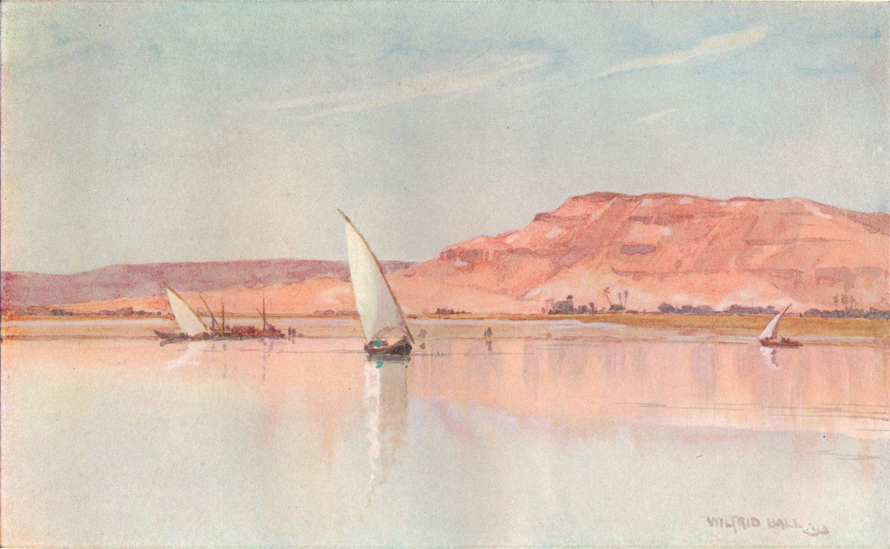 Am Nil, ca. 1900 von Wilfrid Williams Ball