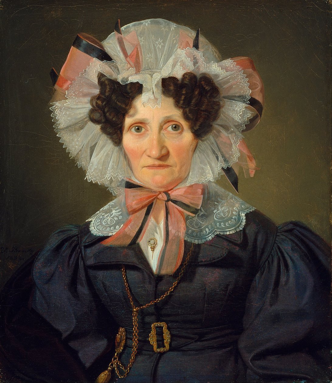 Porträt einer älteren Frau von Wilhelm Bendz