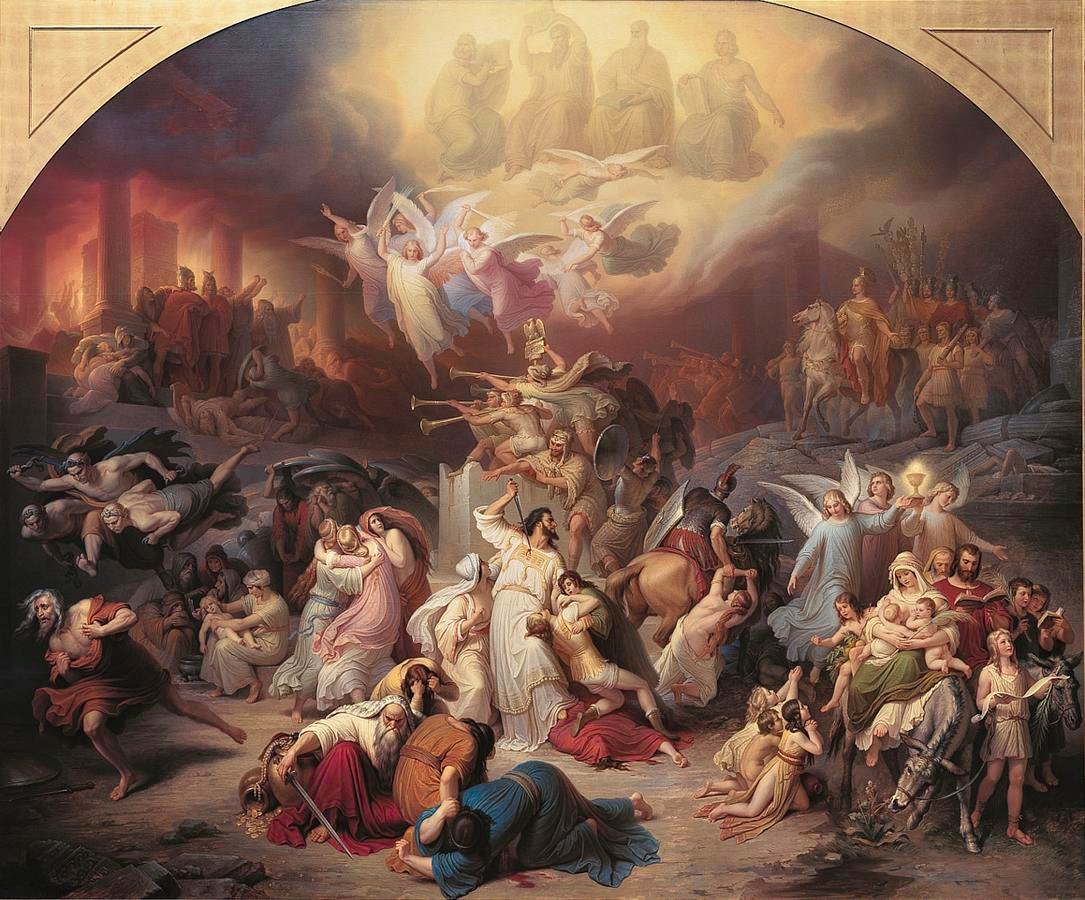 Zerstörung Jerusalems durch Titus von Wilhelm von Kaulbach