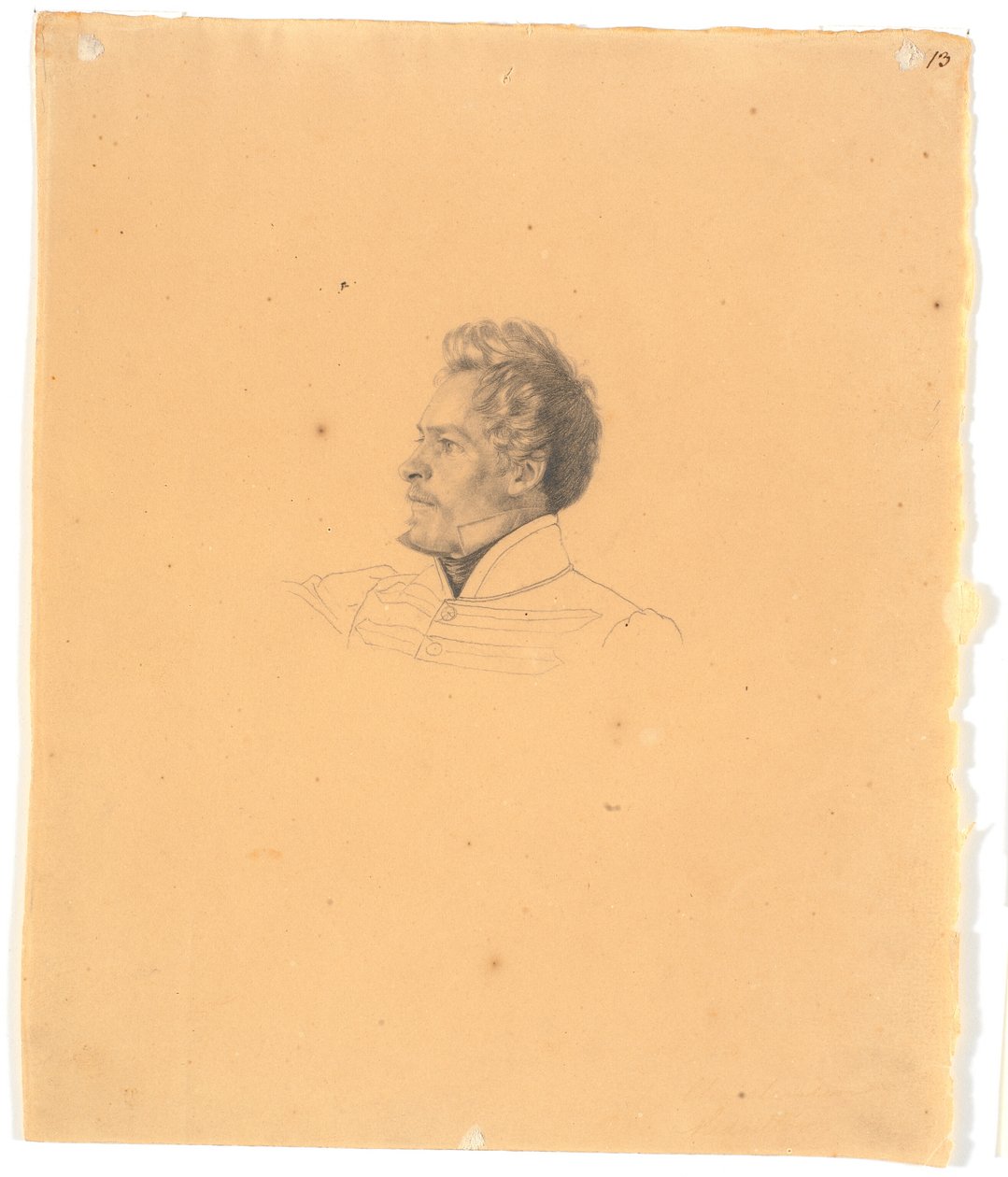 Porträt des Medailleurs Christen Christensen von Wilhelm Bendz