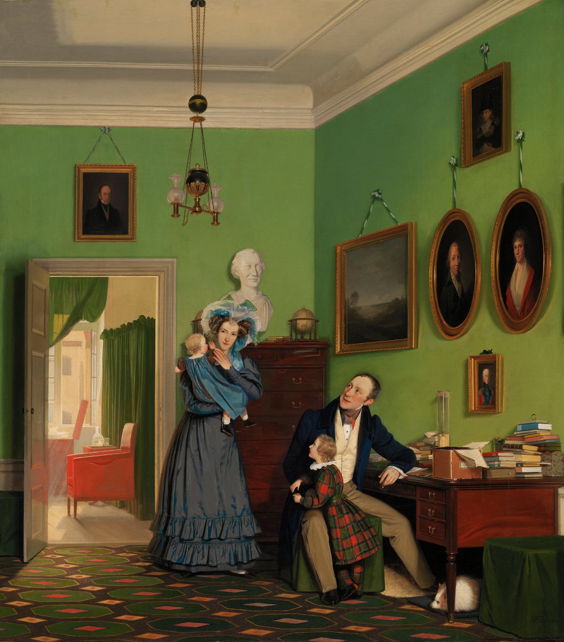Die Familie Waagepetersen von Wilhelm Ferdinand Bendz