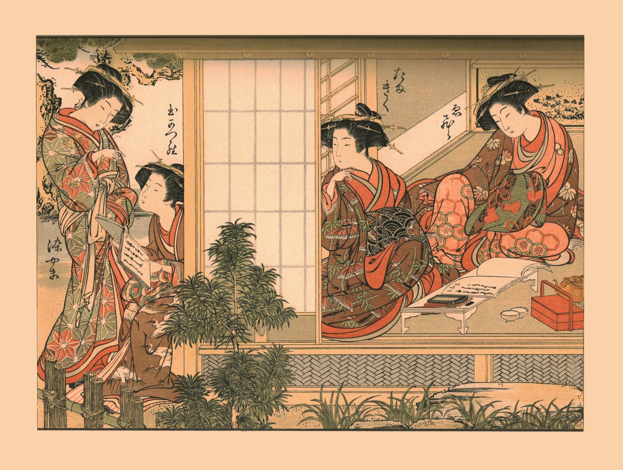 Japanische Schönheiten, 1776, 1886 von Wilhelm Greve