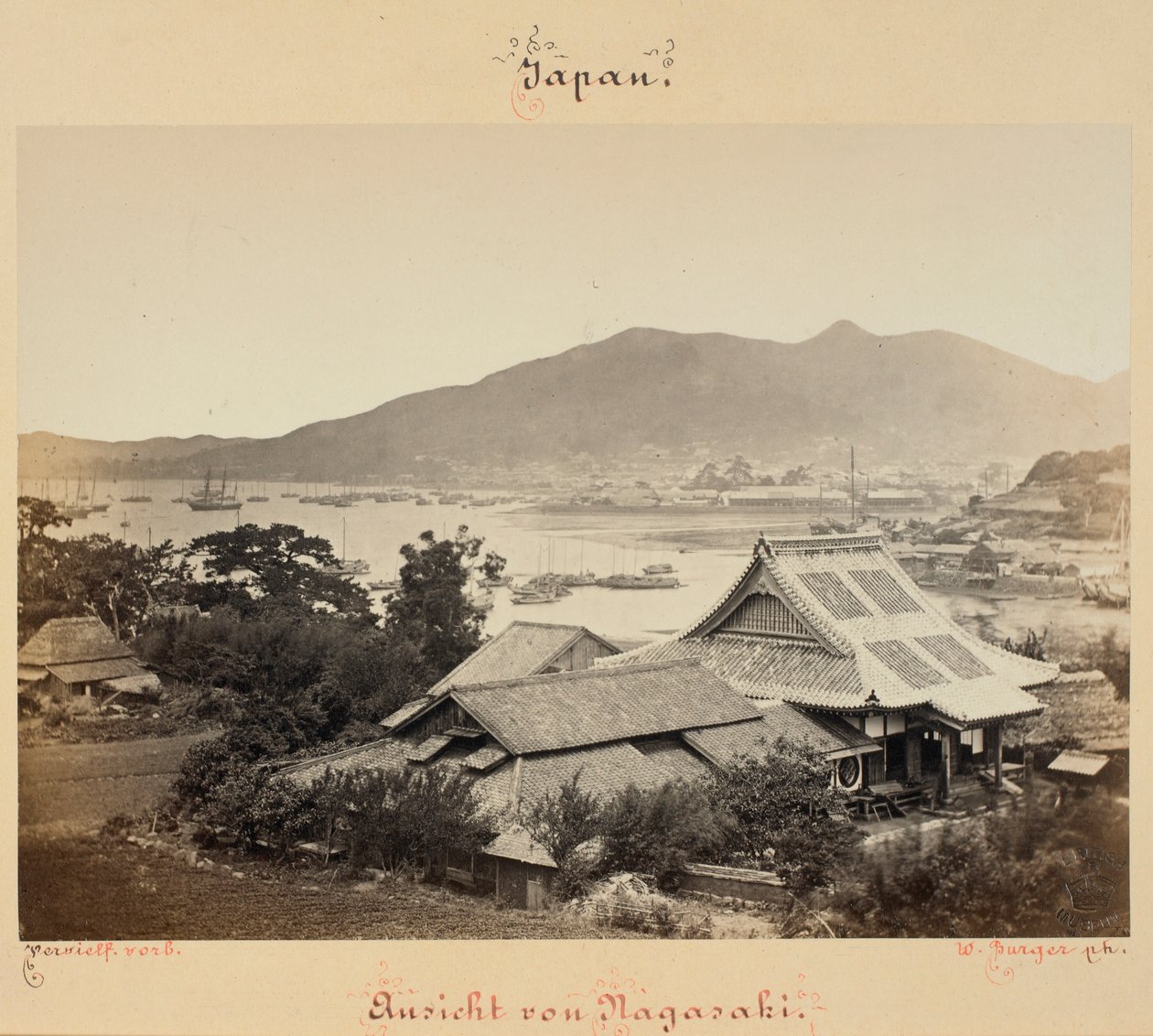 Ansicht von Nagasaki von Wilhelm J. Burger