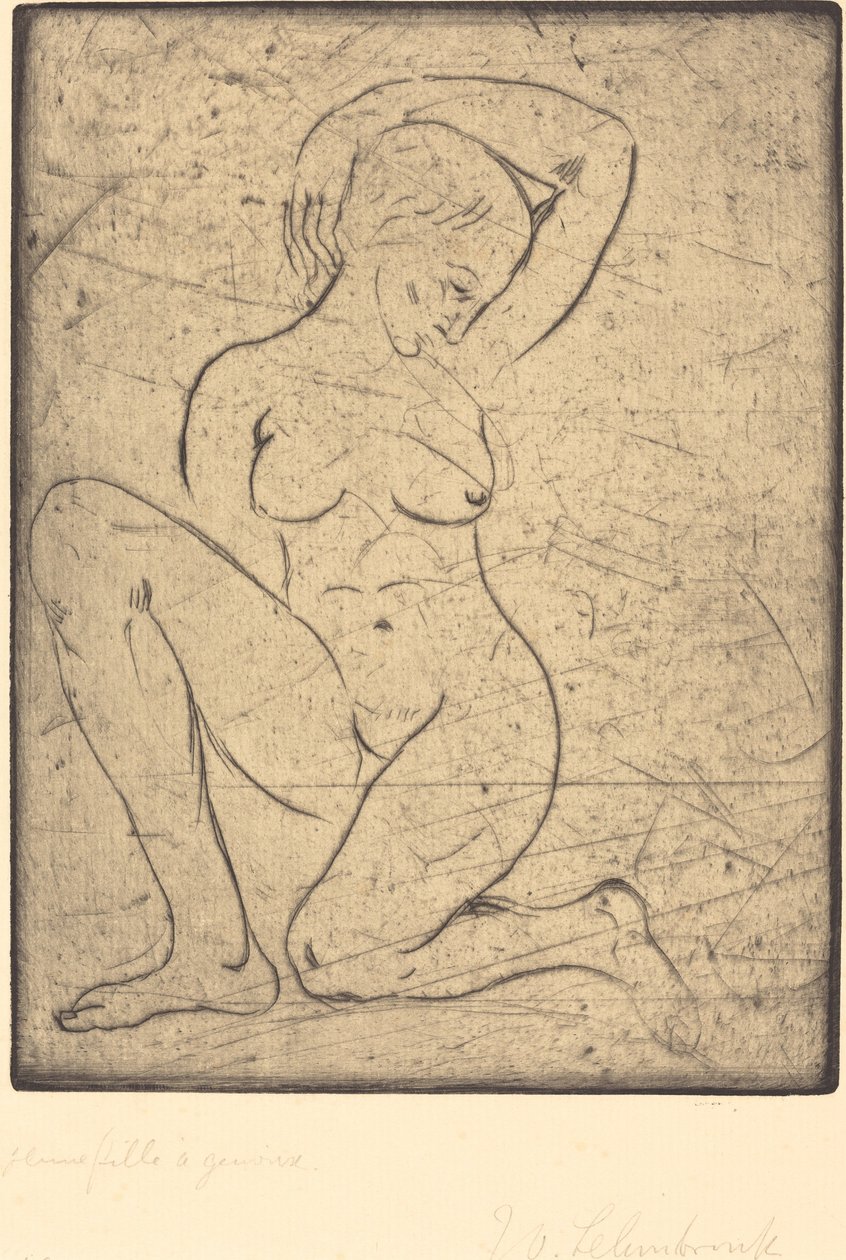 Kniende, klein von Wilhelm Lehmbruck