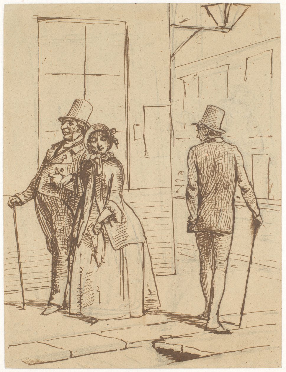 Ein liebes Treffen von Wilhelm Marstrand