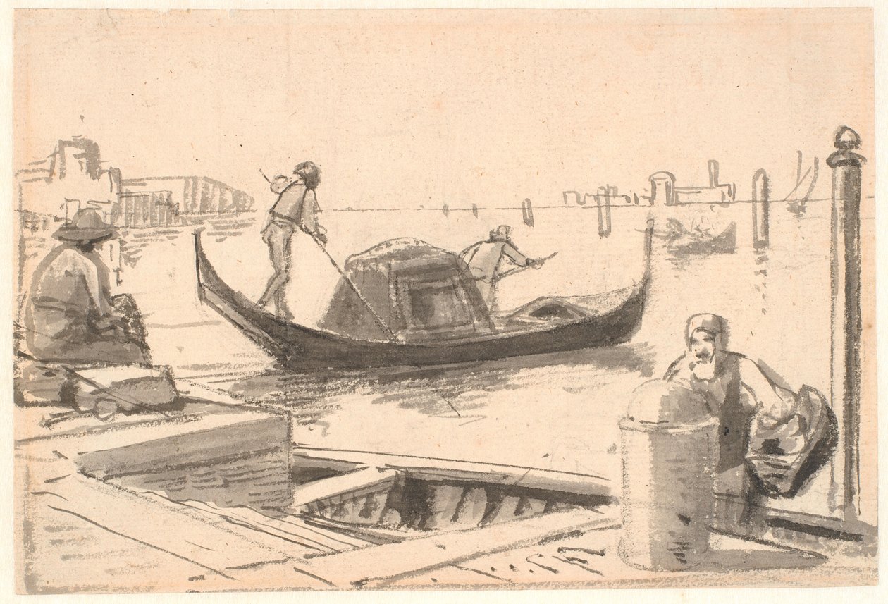 Gondelfahrt von Wilhelm Marstrand