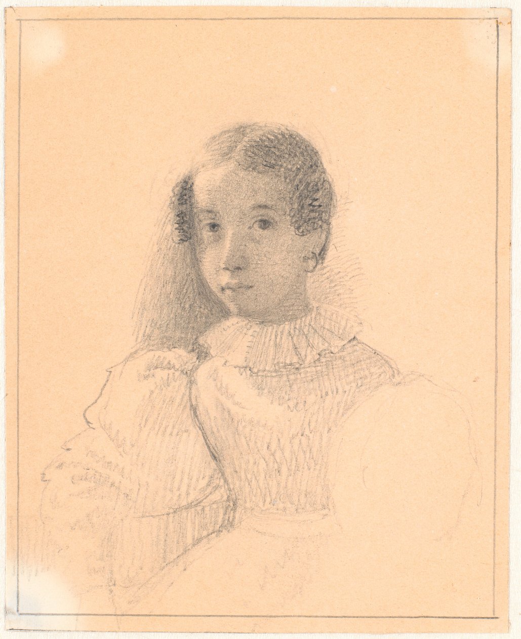 Porträt von Adelaide Emilie Waagepetersen von Wilhelm Marstrand