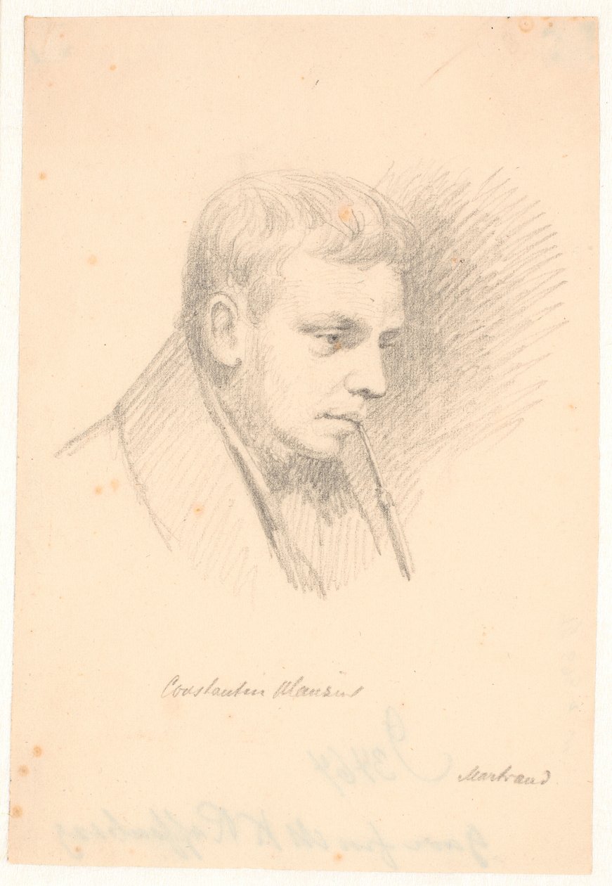 Porträt von Constantin Hansen von Wilhelm Marstrand