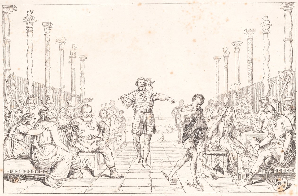 Ægirsgilde von Wilhelm Marstrand