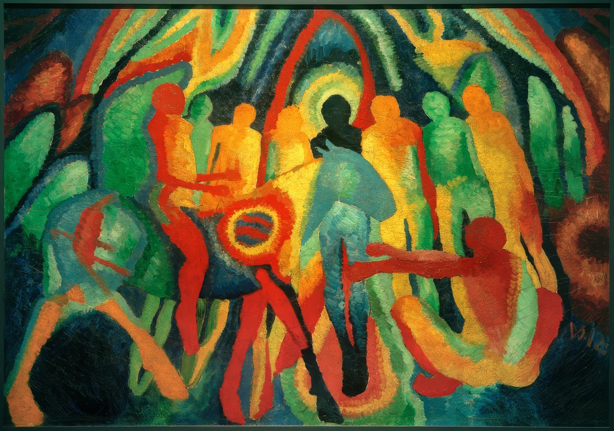 Einzug in Jerusalem von Wilhelm Morgner