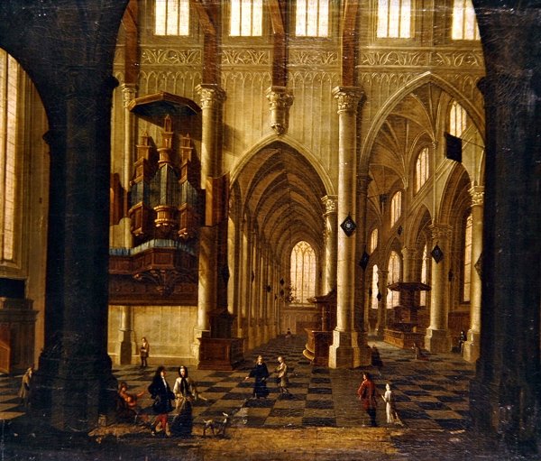 Kircheninneres von Wilhelm van Ehrenberg