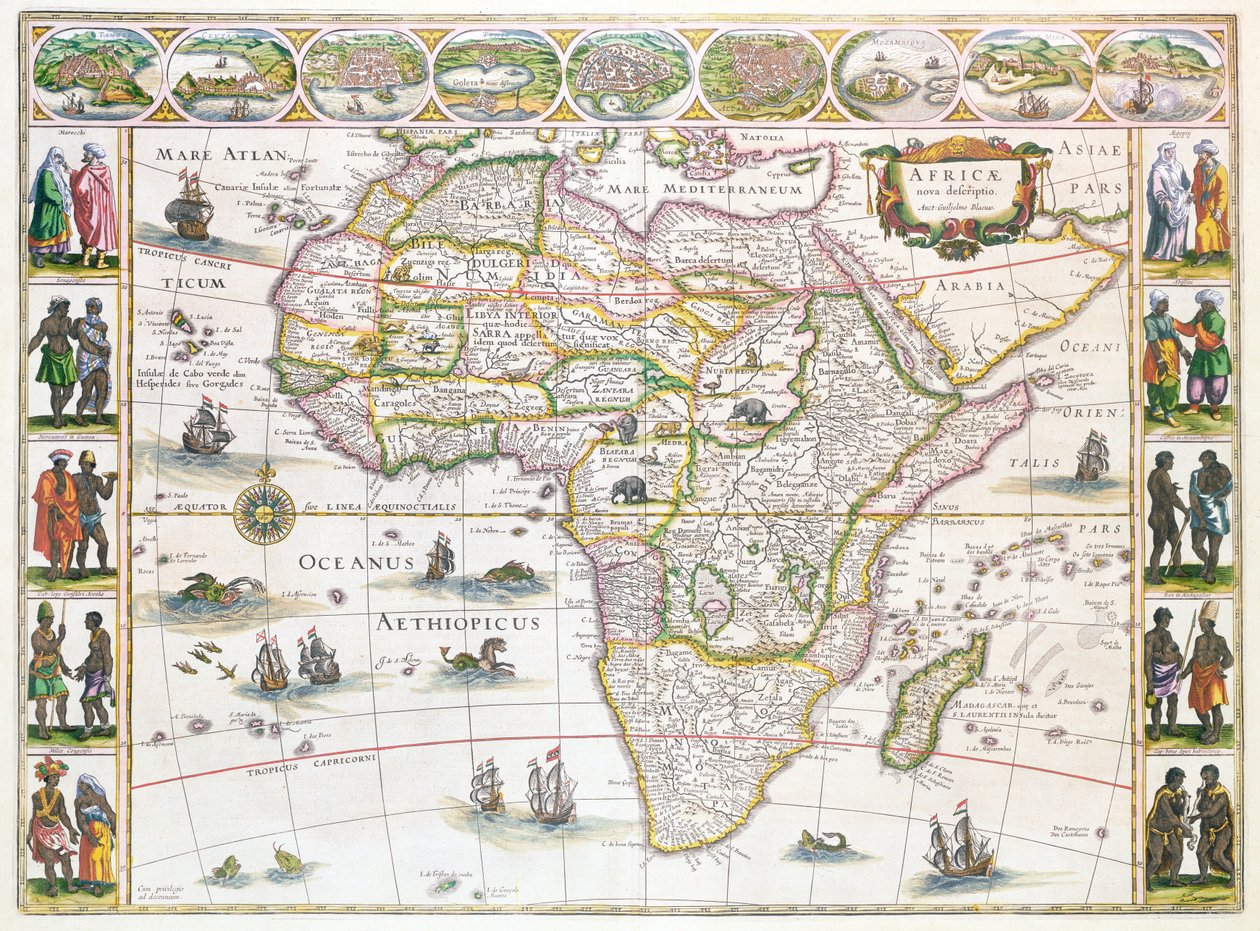 Africa Nova, c.1617 von Willem Janszoon Blaeu