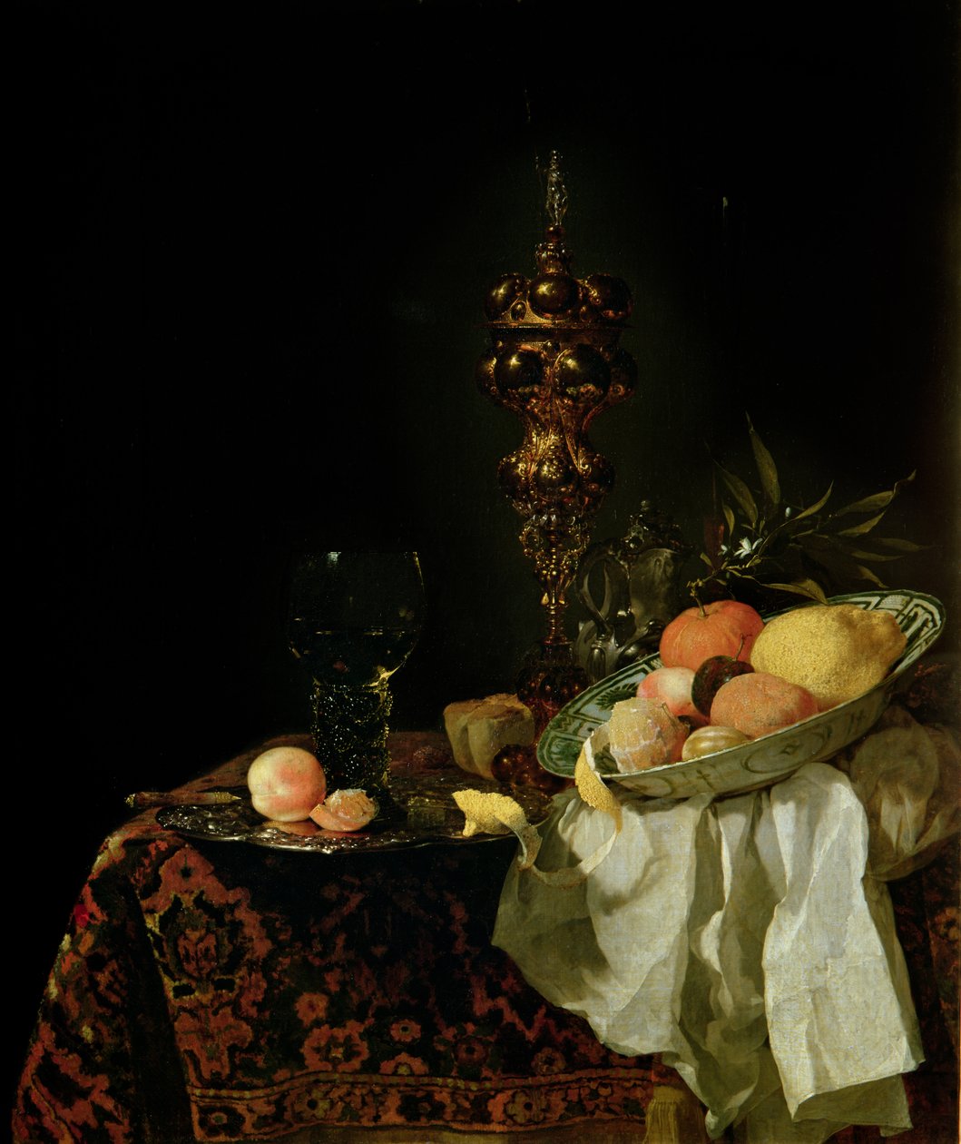 Dessert, 1653-54 von Willem Kalf