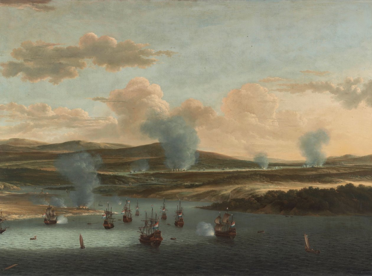 Der Überfall auf die Medway von Willem Schellinks