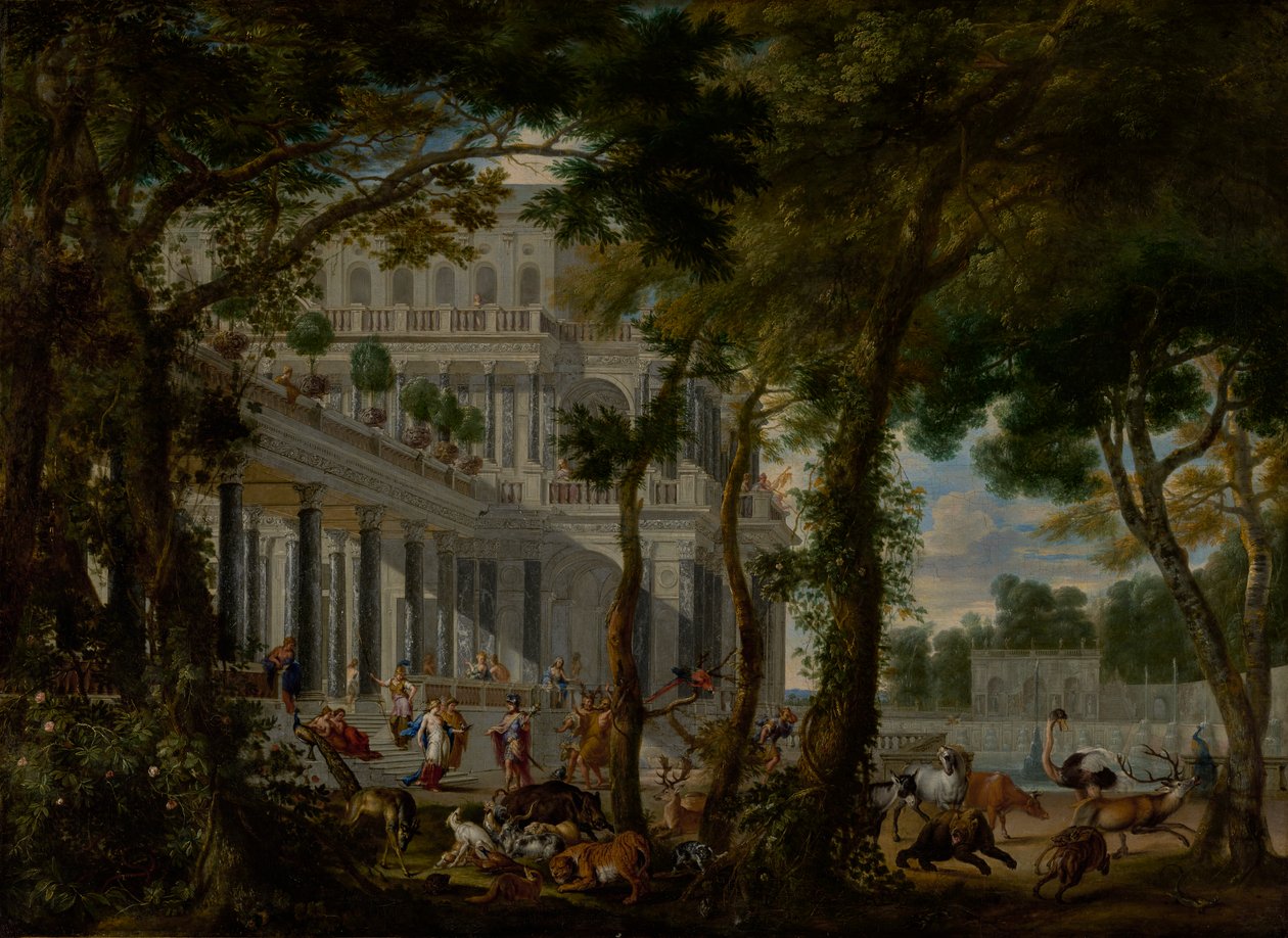 Odysseus im Palast der Circe von Willem Schubart von Ehrenberg