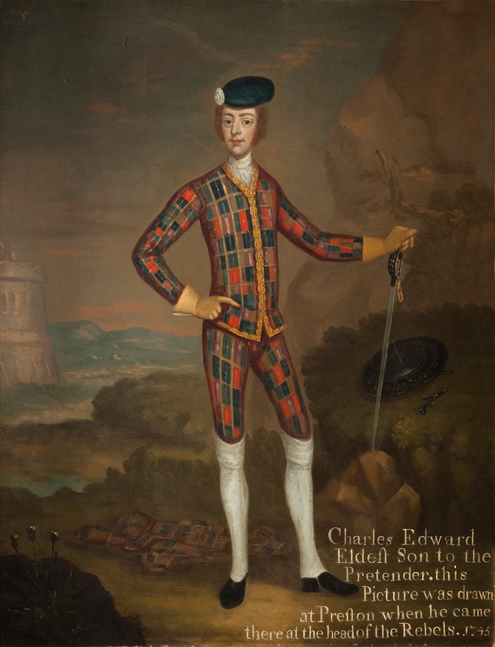 Prinz Charles Edward Stuart, Sohn des Alten Prätendenten, 1745 von Willem Verelst