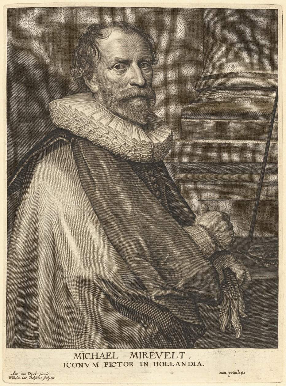 Michel Miereveld von Willem Jacobsz Delff after Sir Anthony van Dyck