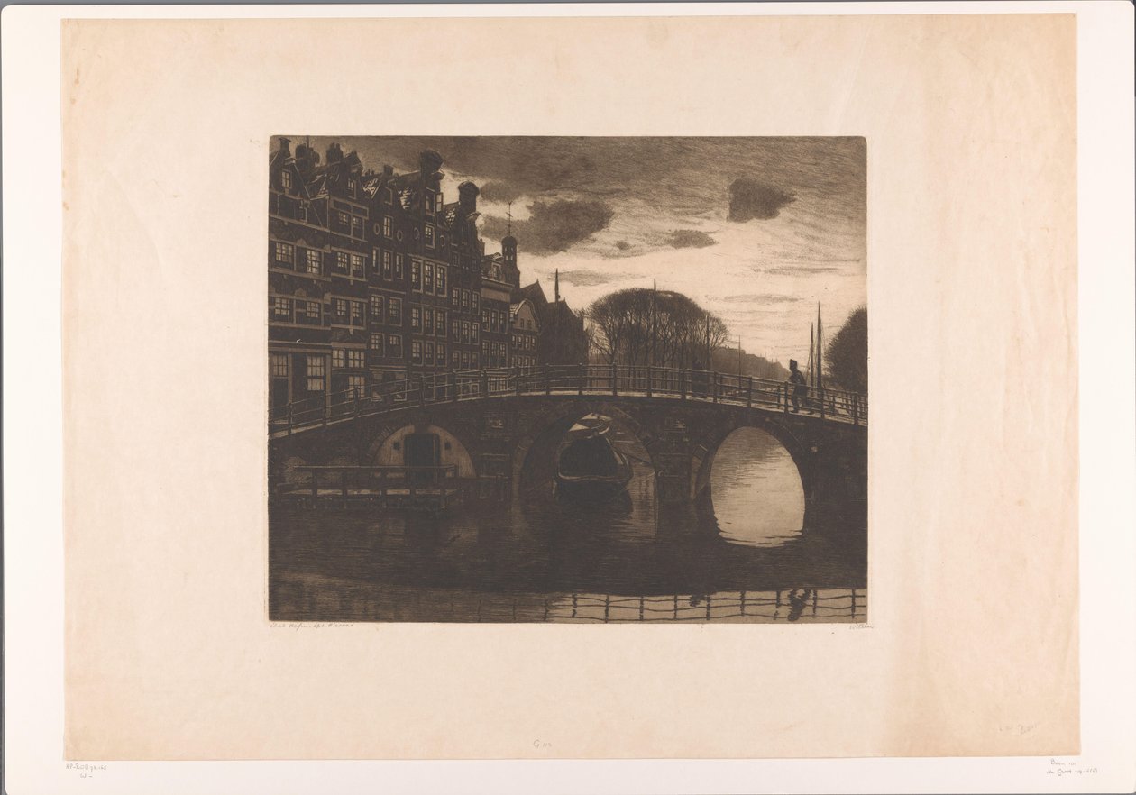 Brouwersgracht, Amsterdam von Willem Arnoldus Witsen