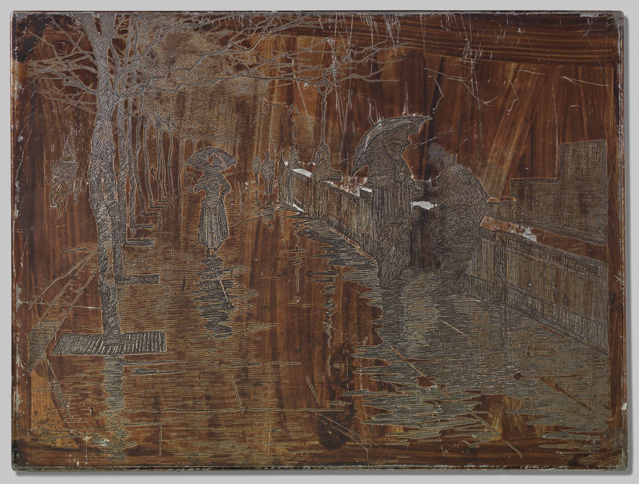 Ansicht von Victoria Embankment in London von Willem Arnoldus Witsen