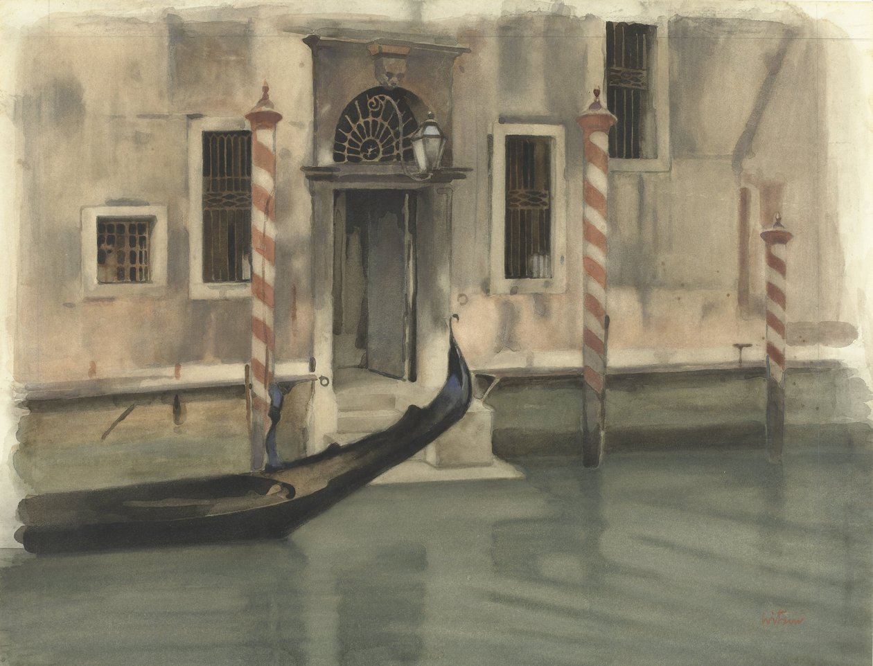 Kanal in Venedig von Willem Arnoldus Witsen