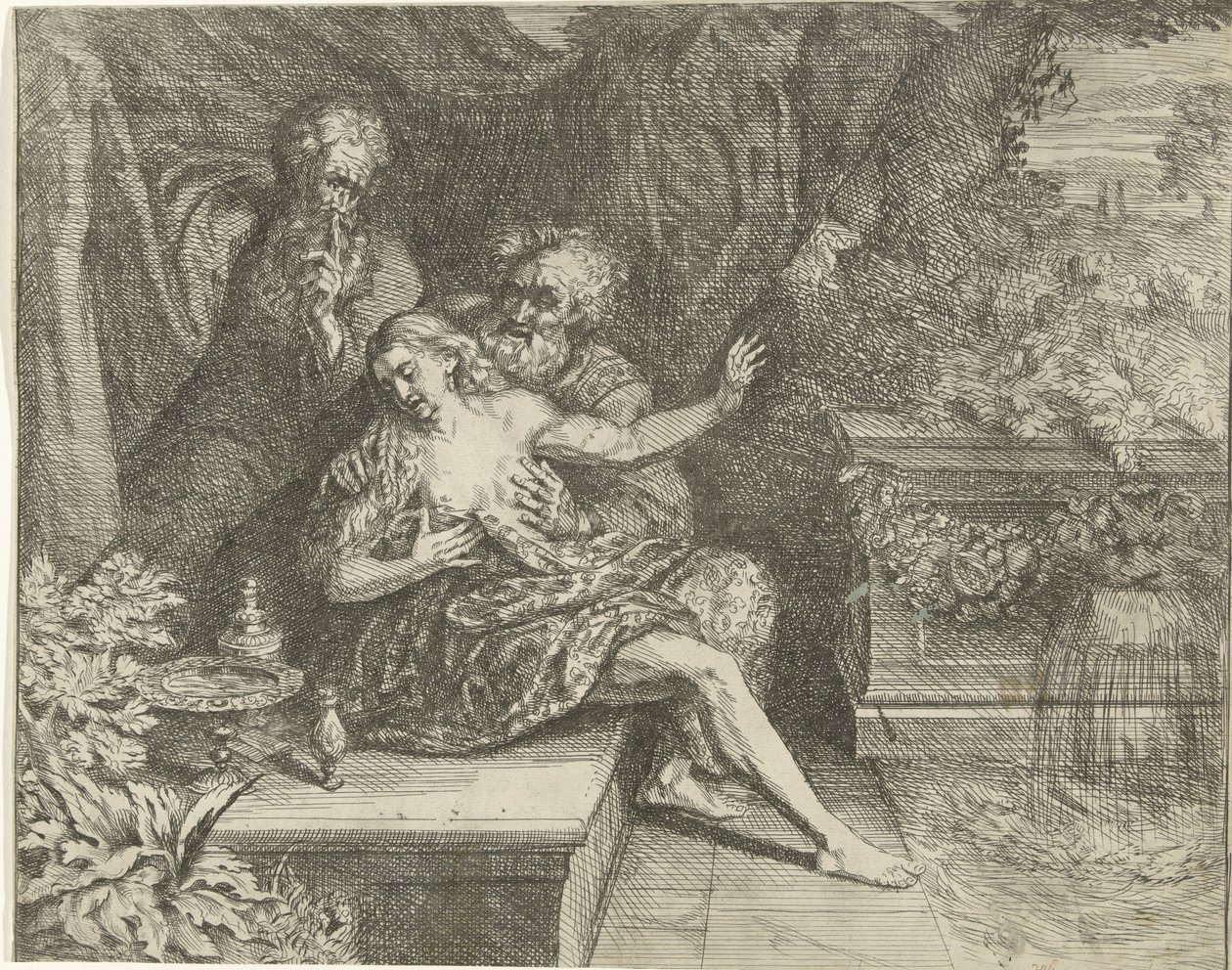 Susanna und die Ältesten von Willem de Ryck