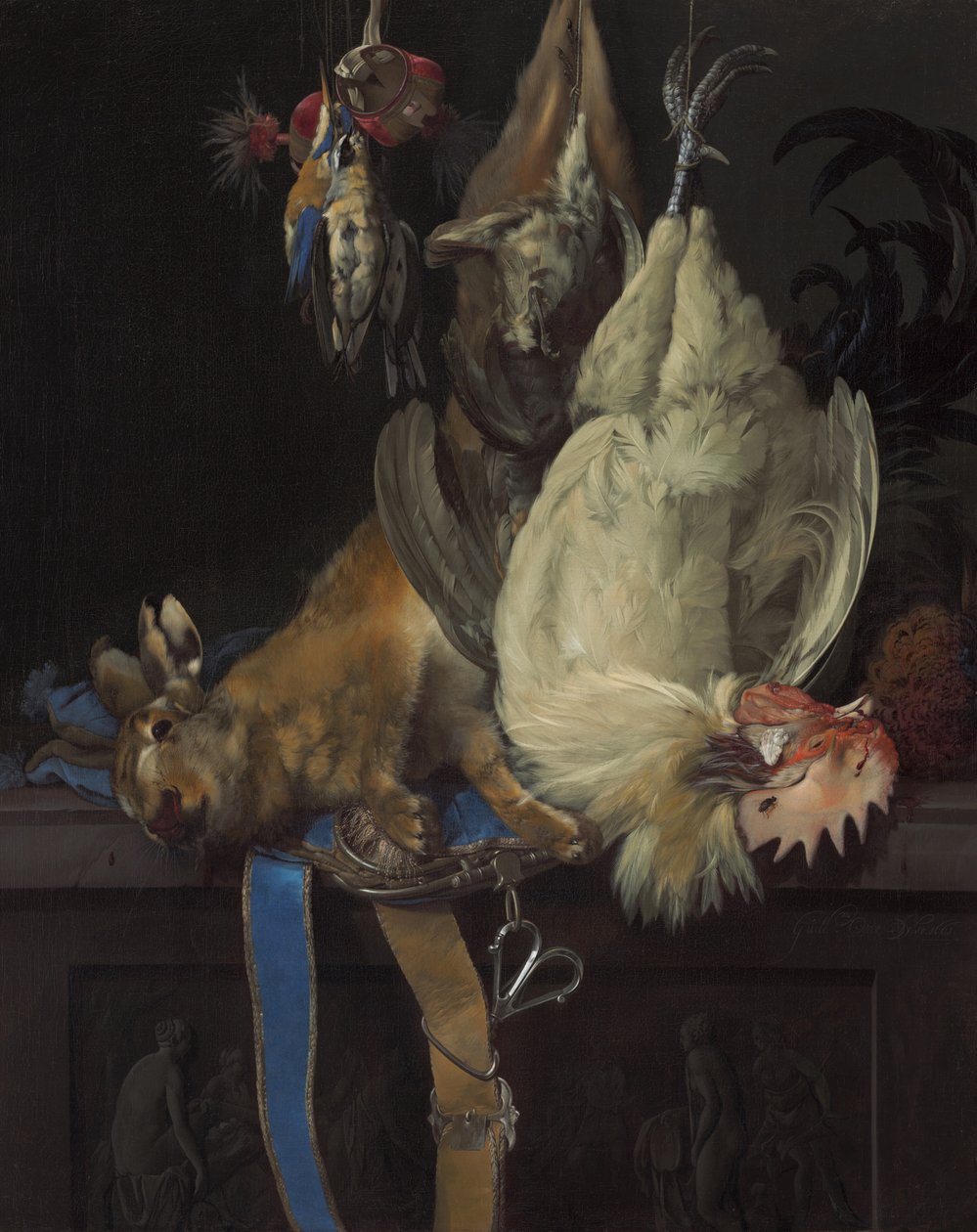 Stillleben mit Wild, 1661 von Willem van Aelst