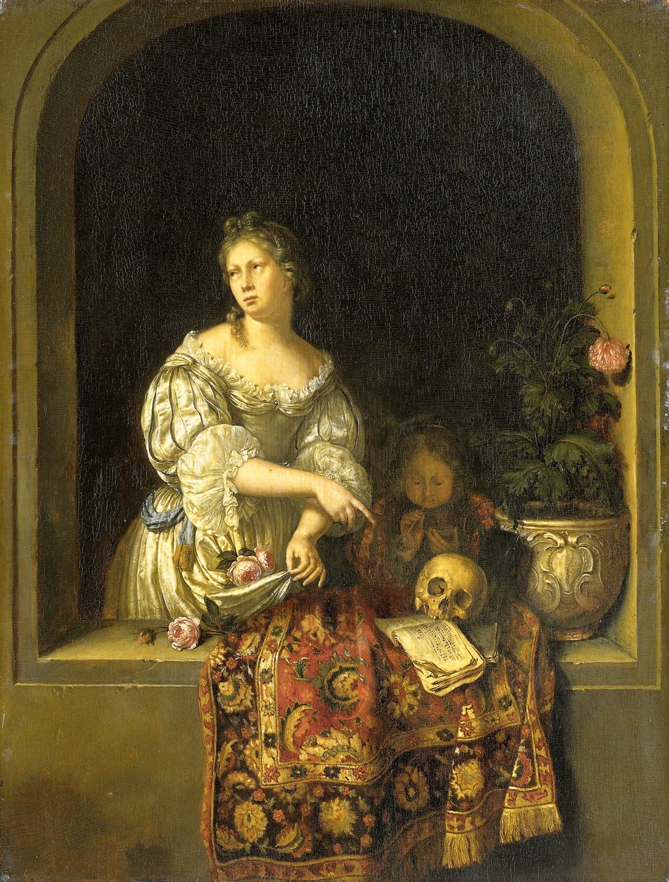 Allegorie der Vergänglichkeit von Willem van Mieris (attributed to)