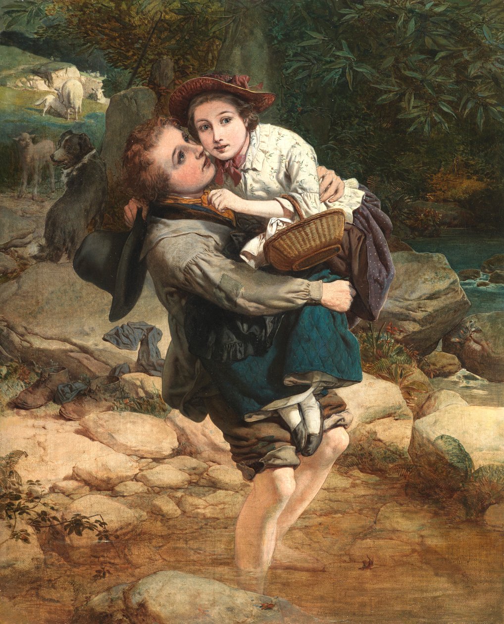 Überquerung des Baches von William A. Atkinson