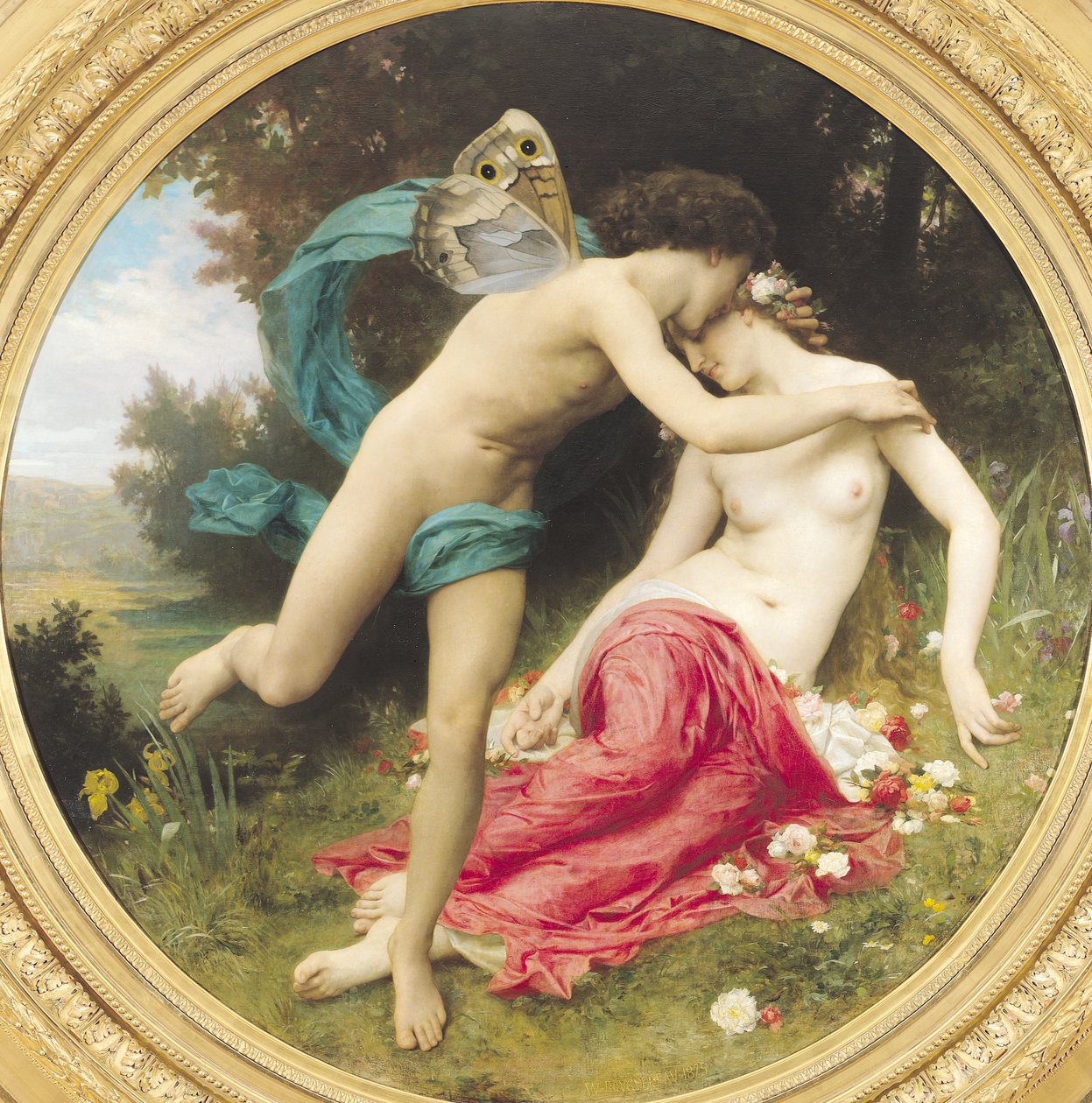 Flora und Zephyr, 1875 von William Adolphe Bouguereau
